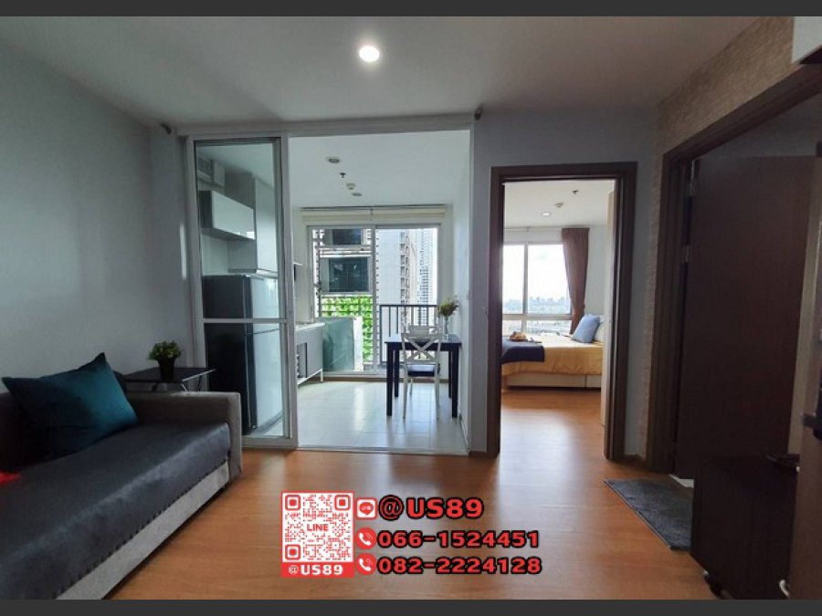 ขาย/For Sale คอนโด The Base Sukhumvit 77 (เดอะ เบส สุขุมวิท 77) 1 ห้องนอน 1 ห้องน้ำ ชั้น 21 ขนาด 30 ตรม. ตึก B 