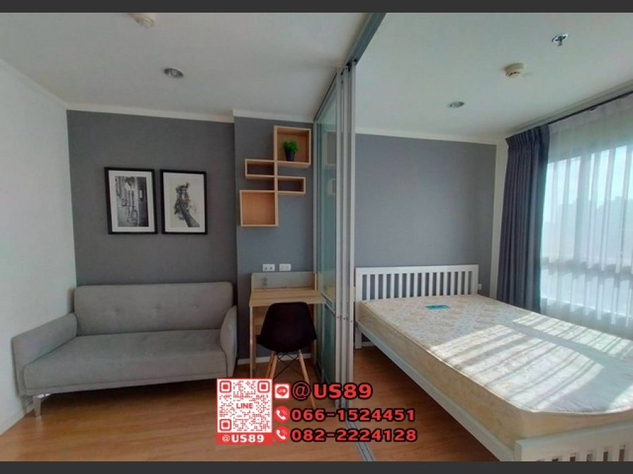 ขาย/For Sale คอนโด Lumpini Ville Sukhumvit 77-2 (ลุมพินี วิลล์ สุขุมวิท 77-2) 1 ห้องนอน 1 ห้องน้ำ ชั้น 3 ขนาด 22.92 ตรม. ตึก B2