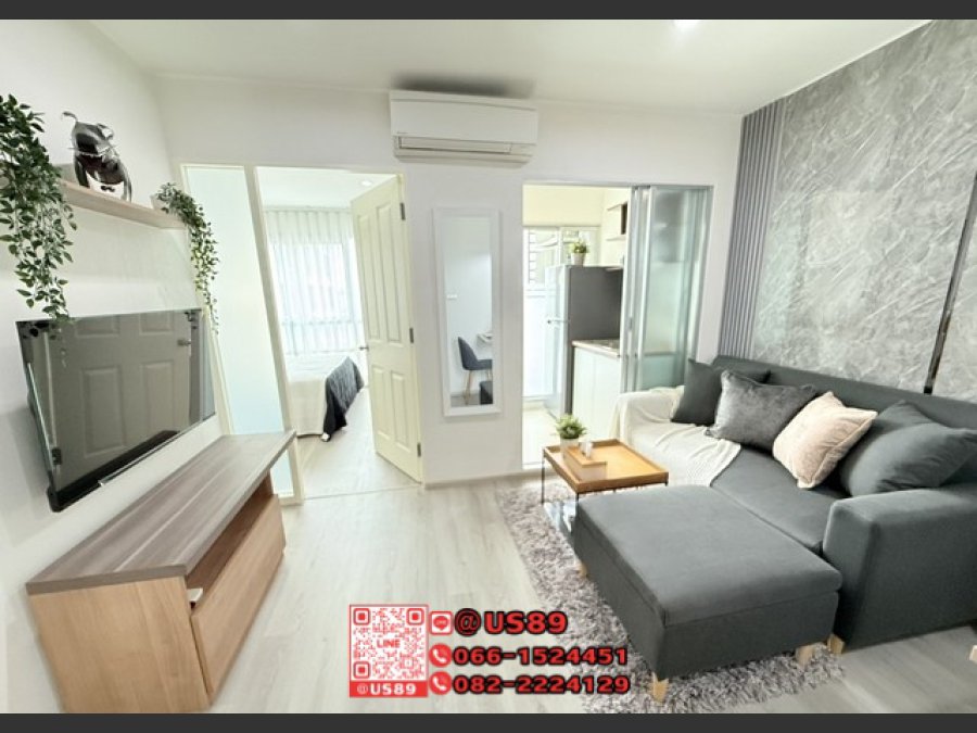 ขาย/For Sale คอนโด ยู ดีไลท์แอท อ่อนนุช สเตชั่น (U Delight @ Onnut Station) ห้องปรับปรุงใหม่ แต่งสวย พร้อมหิ้วกระเป๋าเข้าอยู่ได้เลย 1 ห้องนอน 1 ห้องน้ำ ชั้น 31 ขนาด 30 ตรม.