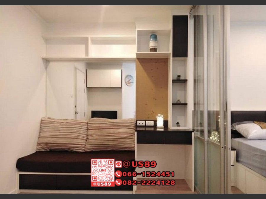 ขาย/For Sale คอนโด Lumpini Ville Sukhumvit 77-2 (ลุมพินี วิลล์ สุขุมวิท 77-2) 1 ห้องนอน 1 ห้องน้ำ ชั้น 10 ขนาด 22.92 ตรม. ตึก B2