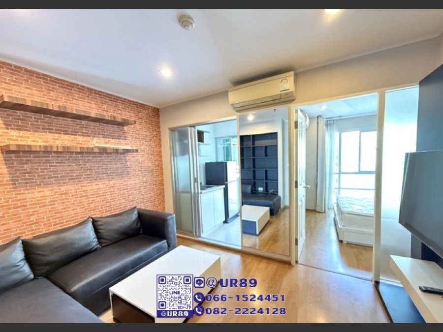 ให้เช่า คอนโด ยู ดีไลท์แอท อ่อนนุช สเตชั่น (U Delight @ Onnut Station) 1ห้องนอน 1ห้องน้ำ ชั้น 25 ขนาด 30 ตรม.