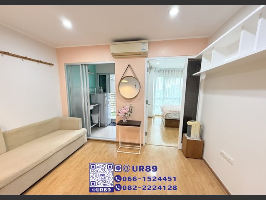 ให้เช่า/For RENT คอนโด ยู ดีไลท์แอท อ่อนนุช สเตชั่น (U Delight @ Onnut Station) 1ห้องนอน 1ห้องน้ำ ชั้น 8 ขนาด 30 ตรม.