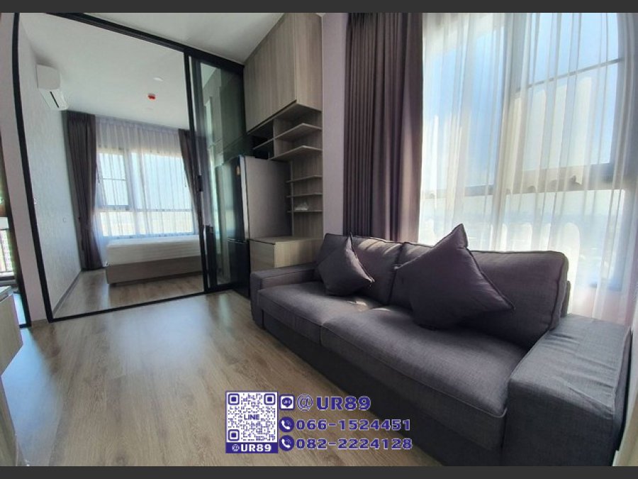 ให้เช่า/Rent คอนโด Knightsbridge Prime Onnut (ไนท์บริดจ์ ไพร์ม อ่อนนุช) 1ห้องนอน 1ห้องน้ำ 33 ตรม. ชั้น 21
