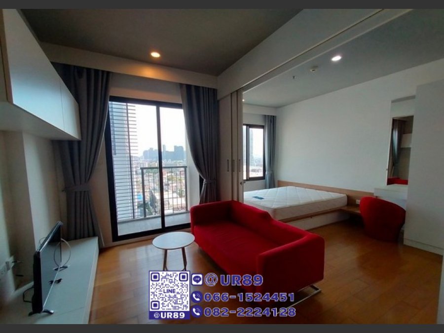 ให้เช่า บลอคส์ 77  1 ห้องนอน  ขนาด  40 ตร.ม. ชั้น 12