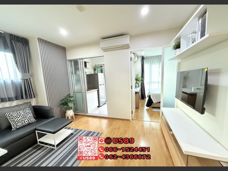 ขาย/For Sale คอนโด ยู ดีไลท์แอท อ่อนนุช สเตชั่น (U Delight @ Onnut Station) 1 ห้องนอน 1 ห้องน้ำ ชั้น 15 ขนาด 30 ตรม.