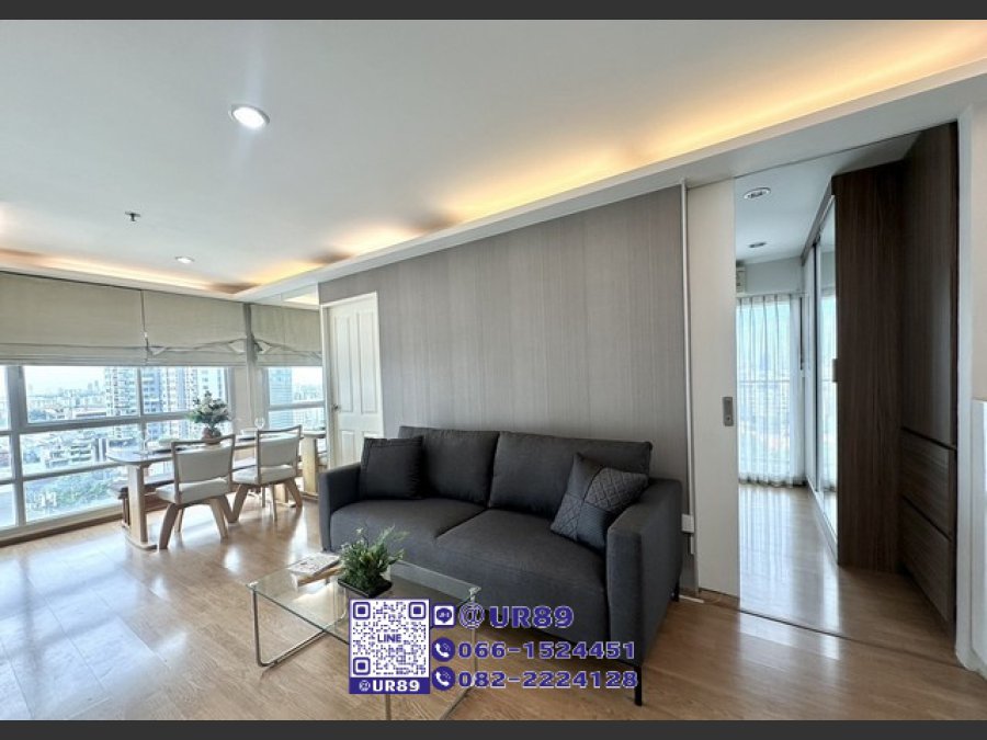 ให้เช่า/For RENT คอนโด ยู ดีไลท์แอท อ่อนนุช สเตชั่น (U Delight @ Onnut Station) 2ห้องนอน 1ห้องน้ำ ชั้น 14 ขนาด 47 ตรม.