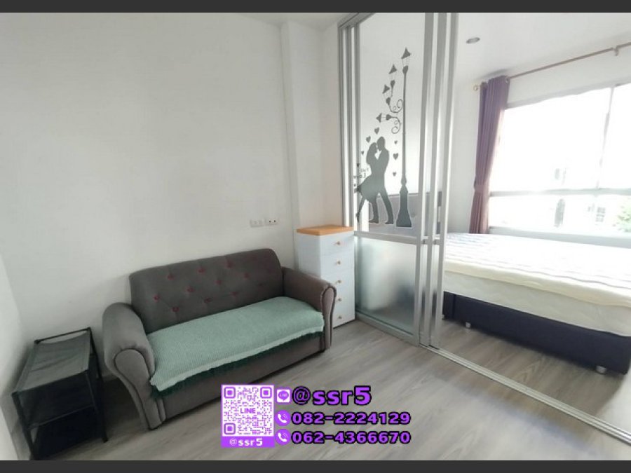ให้เช่า/For RENT คอนโด ลุมพินี วิลล์ อ่อนนุช 46 (Lumpini Ville On Nut 46 ) สตูดิโอ ชั้น 3 อาคาร A1 ขนาด 22.5 ตรม.