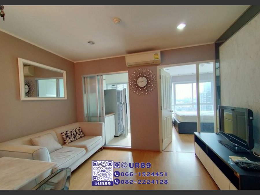 ให้เช่า/For RENT คอนโด ยู ดีไลท์แอท อ่อนนุช สเตชั่น (U Delight @ Onnut Station) 1ห้องนอน 1ห้องน้ำ ชั้น 25 ขนาด 30 ตรม.