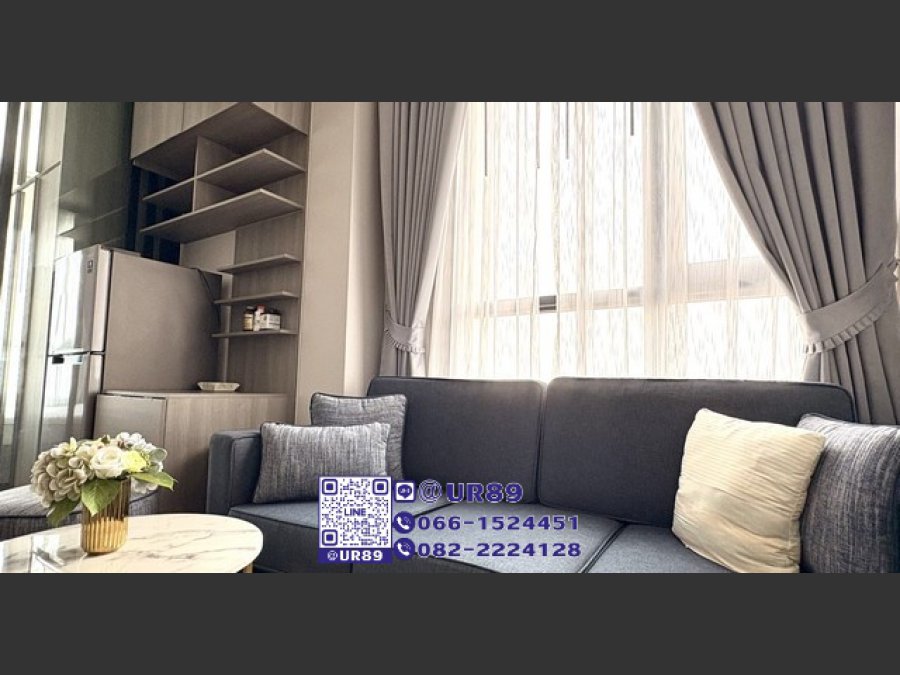 ให้เช่า/Rent คอนโด Knightsbridge Prime Onnut (ไนท์บริดจ์ ไพร์ม อ่อนนุช) 1ห้องนอน 1ห้องน้ำ 33 ตรม. ชั้น 36