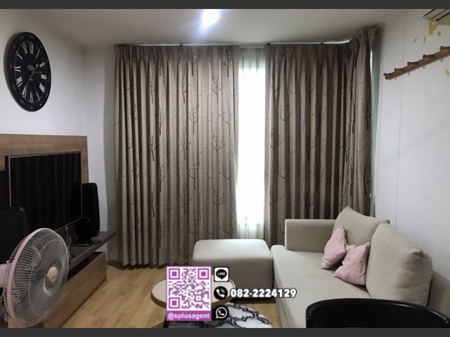 ขาย U Delight Residence พัฒนาการ-ทองหล่อ 1 ห้องนอน 1 ห้องน้ำ ขนาด 37 ตร.ม. ชั้น 14