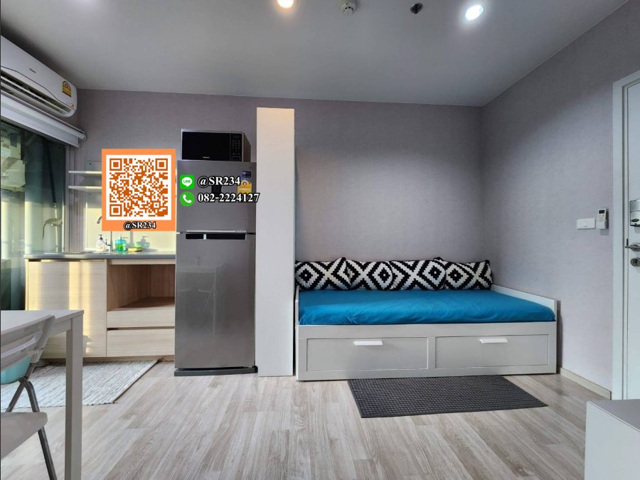 ให้เช่า พลัมคอนโด รามคำแหง สเตชั่น 1 นอน 1 น้ำ ขนาด 27 ตร.ม. ชั้น  24