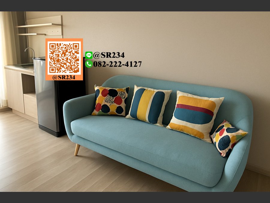 ให้เช่า พลัมคอนโด รามคำแหง สเตชั่น 1 นอน 1 น้ำ ขนาด 27 ตร.ม. ชั้น  19