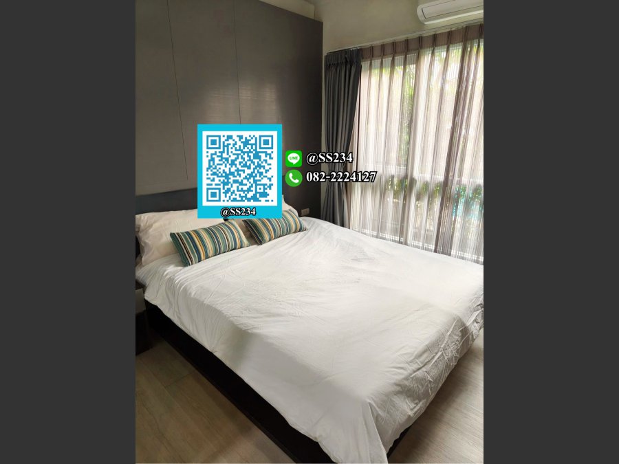 ขาย *สัมผัสบรรยากาศเหมือนพักพูลวิลล่าส่วนตัว* เดอะลีฟ พัฒนาการ ซ.10/1  1 นอน 1 น้ำ ขนาด 36.57  ตร.ม. ชั้น 5