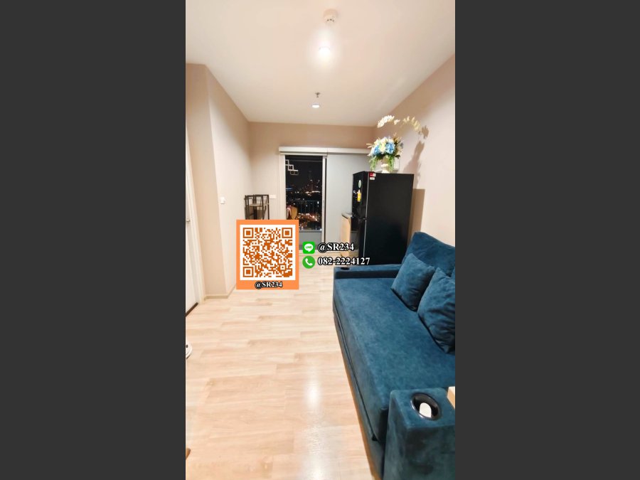 เช่า /พลัมคอนโด รามคำแหง สเตชั่น 1 นอน  ขนาด 27 ตร.ม. ชั้น 11  เครื่องใช้ไฟฟ้าครบ พร้อมอยู่ !!